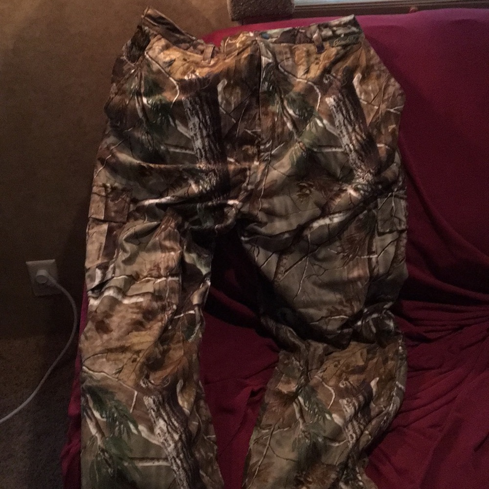 Hunting clothes they have pockets on the side